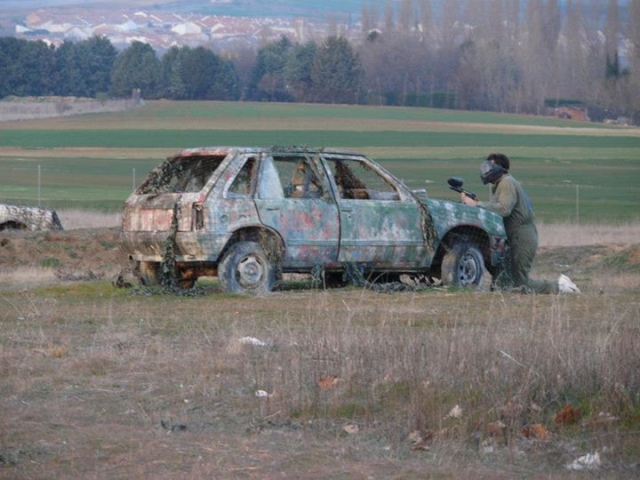 Escenario de paintball